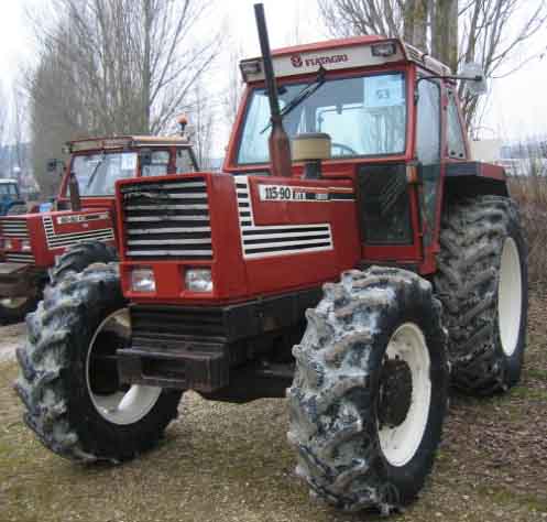 TRACTEUR AGRICOLE FIAT 115-90   1990
