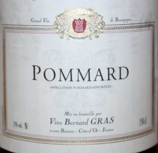 MAGNUM, DOMAINE BERNARD GRAS, POMMARD, 2005.