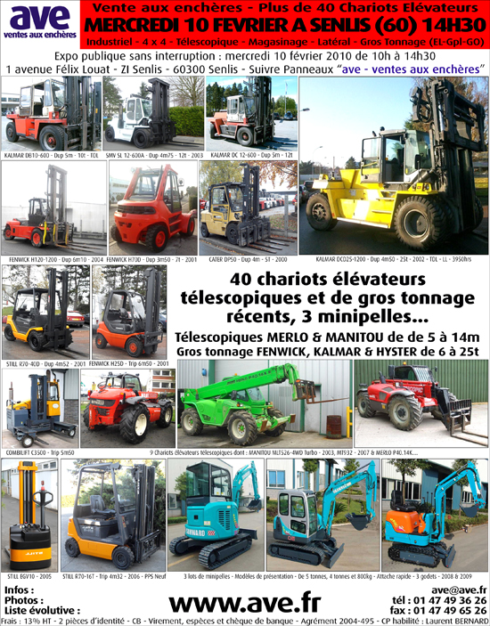 10022010-vente-aux-encheres-publiques-de-chariots-elevateurs-telescopique-gerbeurs-transpalettes-minipelles