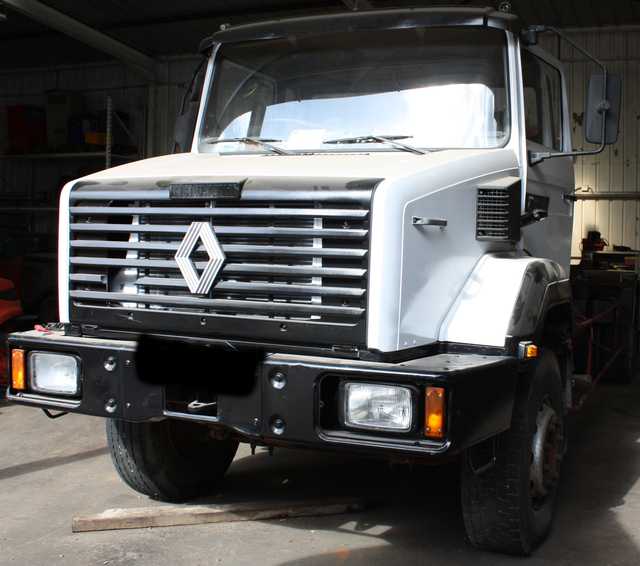 CAMION BENNE AMPIROLE RENAULT C 300 POLYBENNE 1990