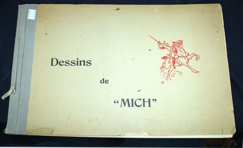 MICH (1881-1923) ALBUM DE DESSINS SATYRIQUES, PREFACE DE G. MANOURY.