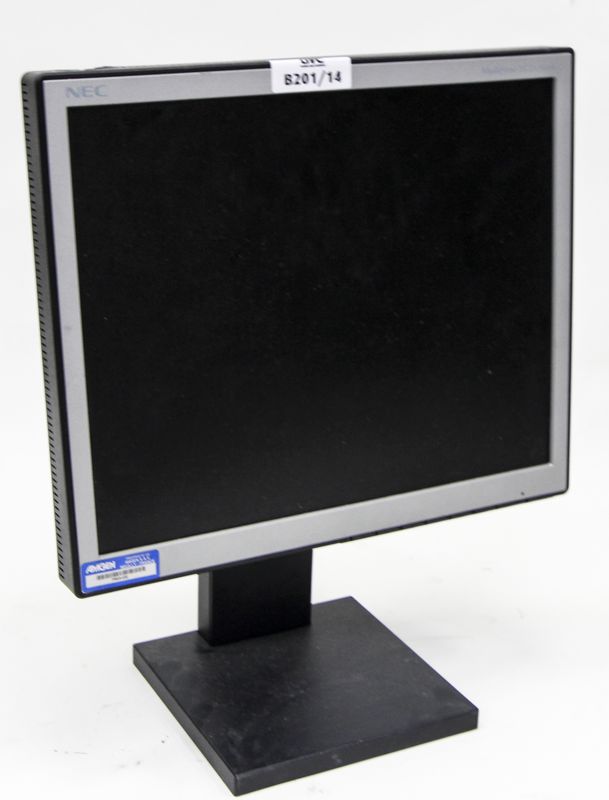 50 ECRANS LCD 17 POUCES DE MARQUE NEC MODELE MULTISYNC LCD 1760NX. LOT VENDU A L'UNITE AVEC FACULTE DE REUNION. QUANTITE : 50 UNITES.