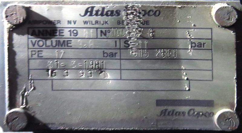 COMPRESSEUR ATLAS COPCO GA 508 PACK 8 BAR