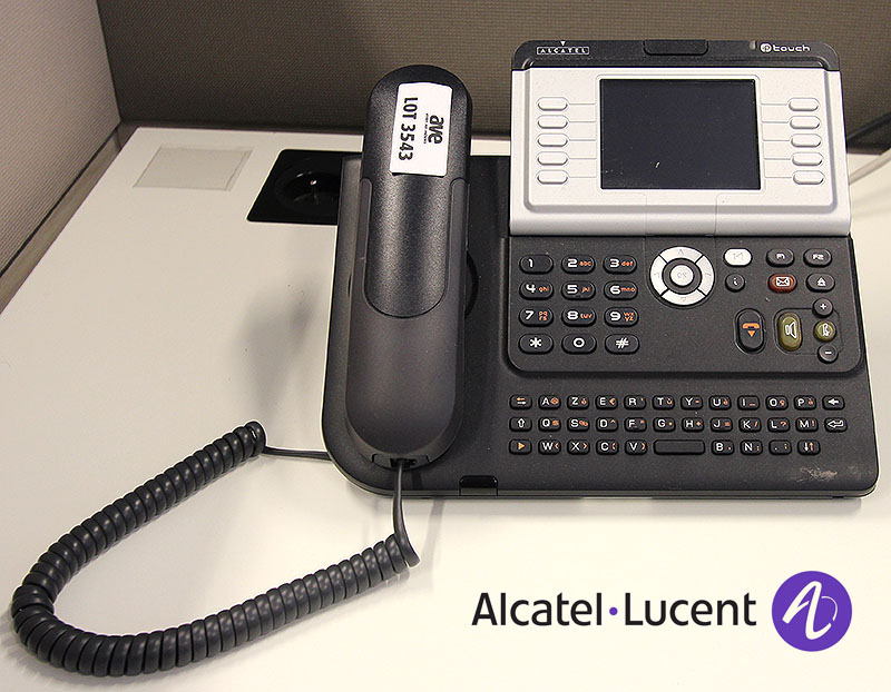 5 UNITES. TELEPHONE DE MARQUE ALCATEL-LUCENT MODELE 4068 DE COULEUR URBAN GREY. 14 OPENSPACE.
