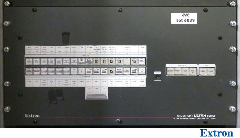 MODULE VIDEO DE MARQUE EXTRON MODELE CROSSPOINT ULTRA SERIES ULTRA-WIDEBAND MATRIX SWITCHER WITH ADSP. SALLE FORMATION -1