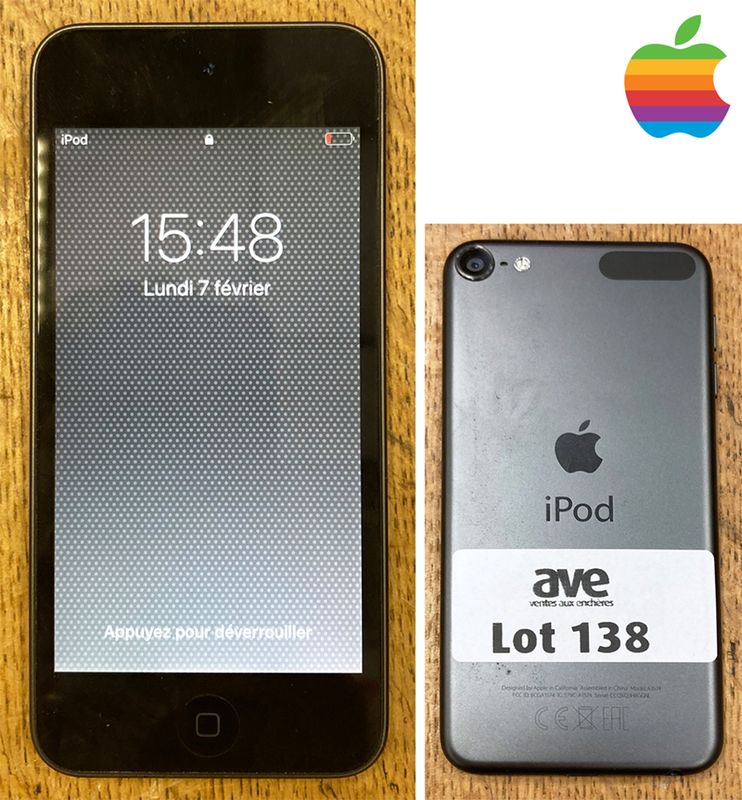IPOD TOUCH DE MARQUE APPLE REFERENCE A1574.