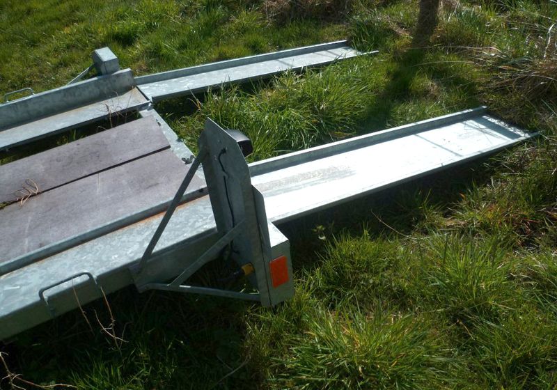REMORQUE PORTE VOITURE BIBARD BB16RE 1600 KG 2011